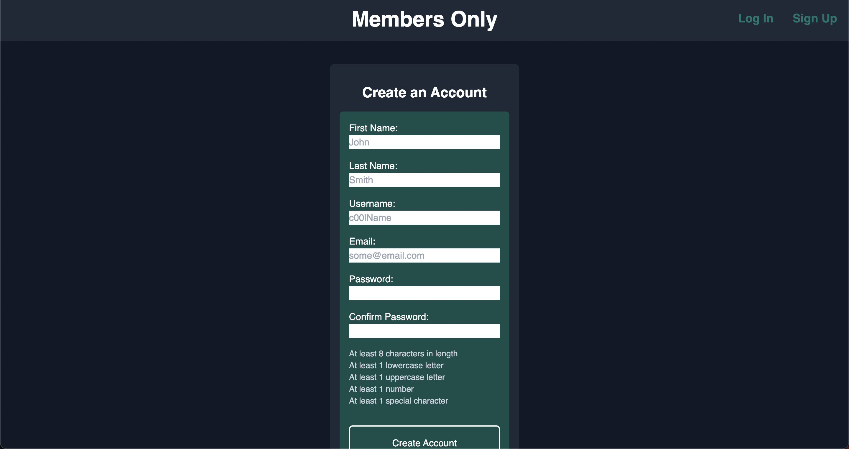 project screenshot
